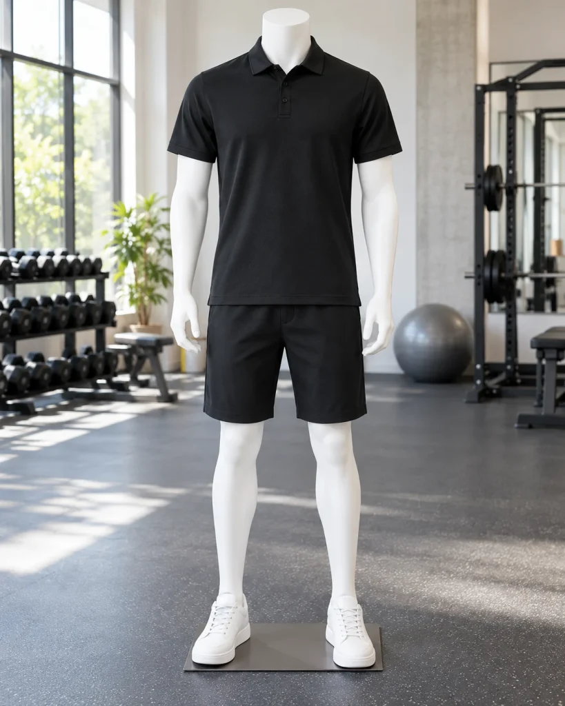 Áo nhóm đi biển đen dáng trẻ trung cho gia đình 120 – đen, cá sấu cotton