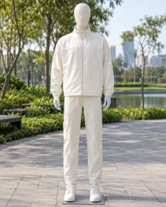 Áo thể thao trắng kem dáng unisex cho đội nhóm 039
