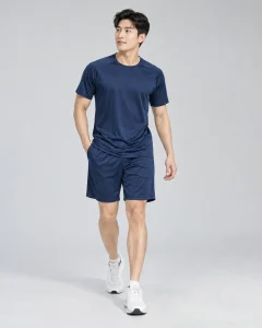Áo thể thao xanh navy dáng năng động cho câu lạc bộ 049