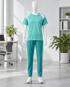 Áo thể thao xanh ngọc dáng unisex cho đội nhóm 051
