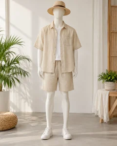 Áo nhóm đi biển be dáng năng động cho gia đình 123