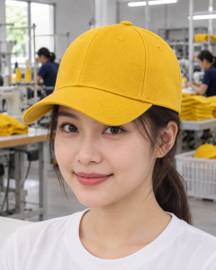 Mũ lưỡi trai đồng phục vàng nghệ dáng gọn cho du lịch 251