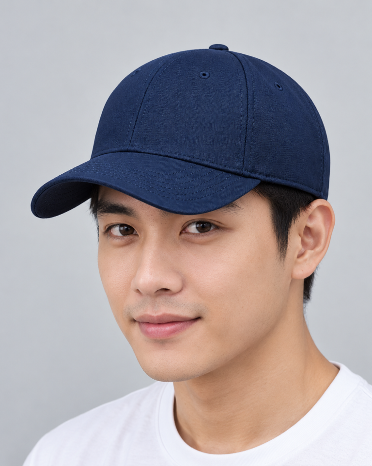 Mũ lưỡi trai đồng phục xanh navy dáng năng động cho sự kiện 262