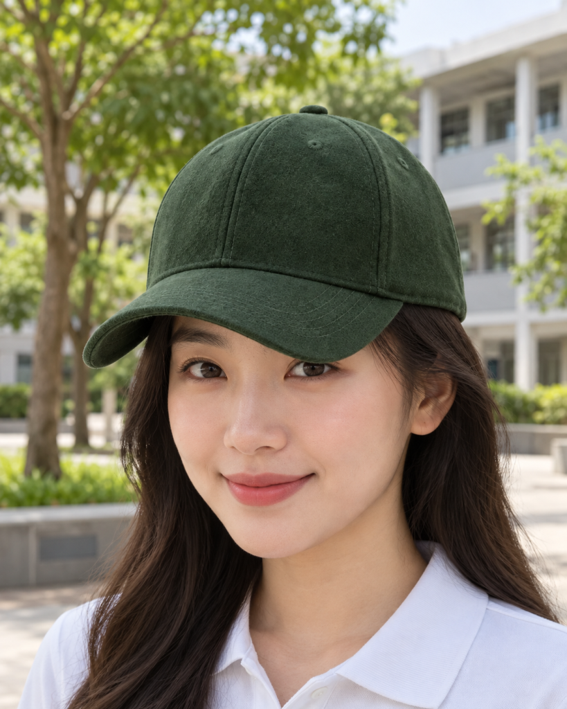 Mũ lưỡi trai đồng phục xanh rêu dáng trẻ trung cho sự kiện 265