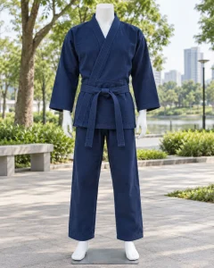 Võ phục luyện tập xanh navy dáng suông cho trung tâm thể thao 298