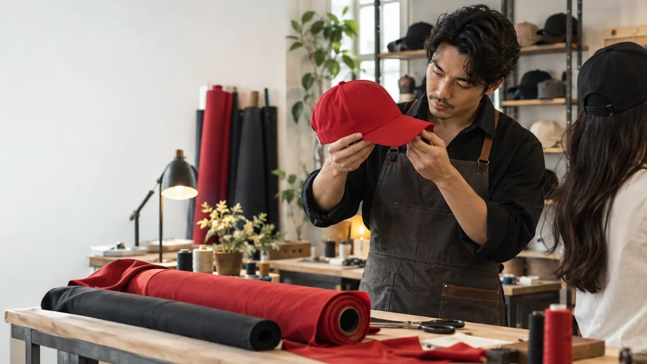 Không gian thiết kế và hoàn thiện mũ lưỡi trai